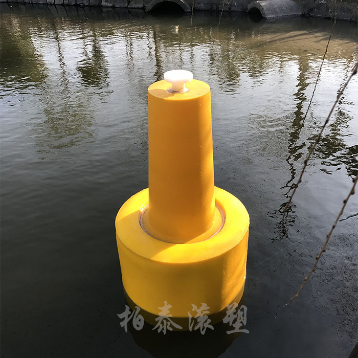 河道警戒浮筒 黄色浮筒型航标